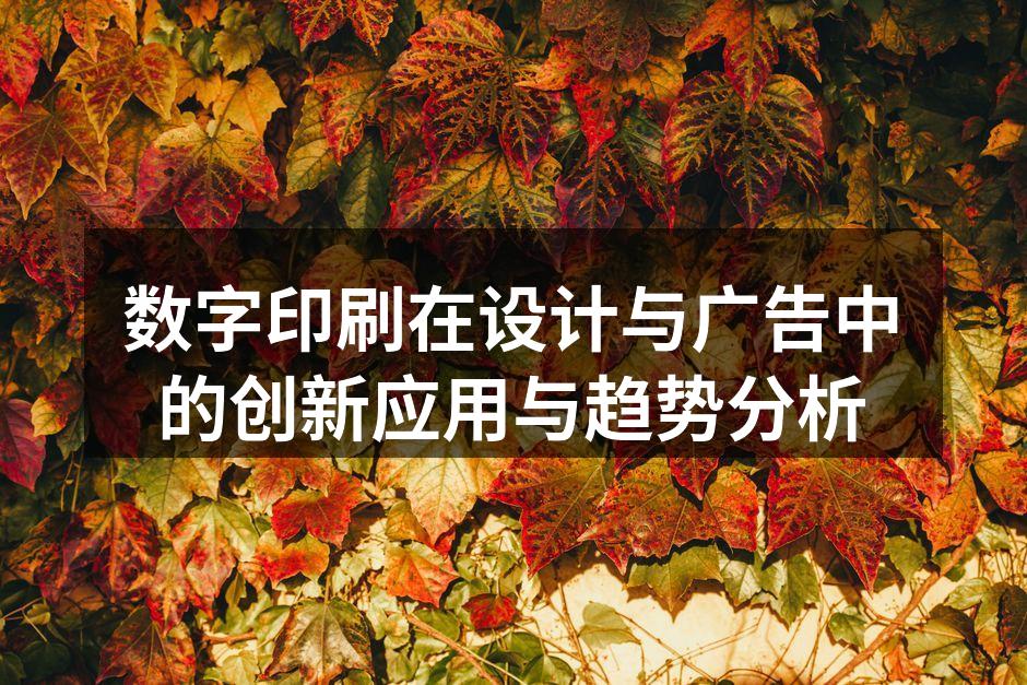 数字印刷技术的实用展示